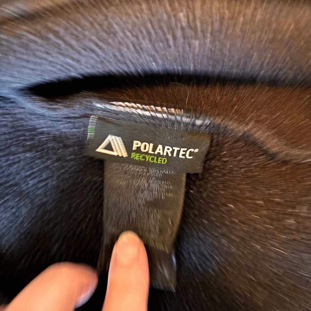 The North Face Fleece Jacket Denali Small Polartec Recycled Black Gorpcore - Picture 4 of 7